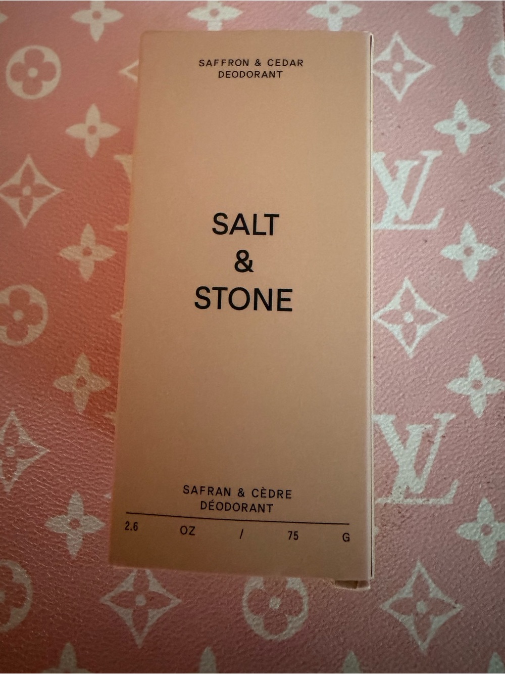 NEW! Salt & Stone - Saffron & Cedar Deodorant 2oz Full Sz